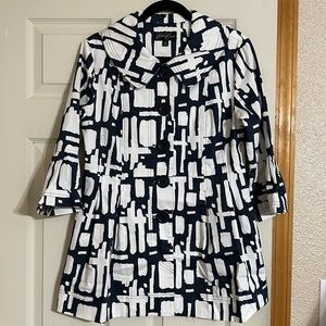 Eden Court- Navy and White Dress Jacket